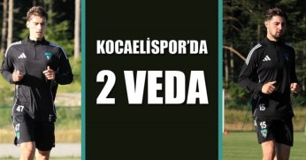 Kocaelispor’da 2 veda!