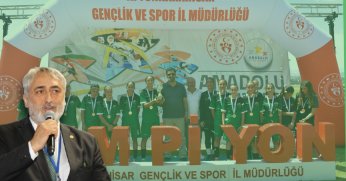 Murat Aydın şampiyonlarımızı tebrik etti!