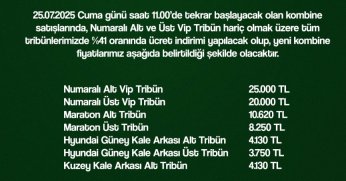 Kocaelispor Kulübü’nden kombinelerde ciddi indirim!