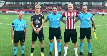 Bizim hakemlerden İzlanda’da iyi iş