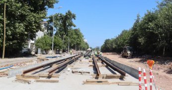 Kocaeli Stadı tramvay hattı için inanılmaz çaba!