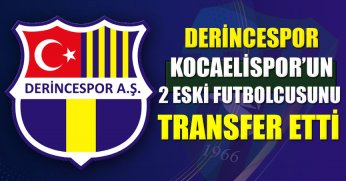 Kocaelispor’un 2 eski futbolcusu Derincespor’da!