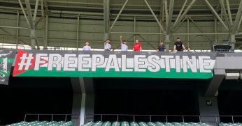 Alikahyalı Kocaelisporlulardan Filistin'e destek!