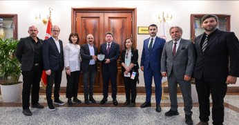 Adalet Bakanı Tunç, bisikletin kurmaylarını konuk etti