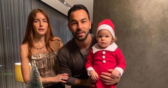 Selçuk İnan ikinci bebeğini kucağına aldı. Hoş geldin Lavin Neva