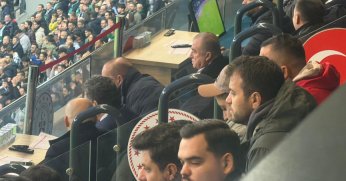 Fatih Terim, Kocaelispor - Beşiktaş kupa maçını izledi 