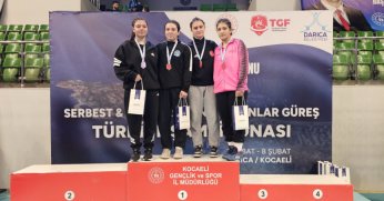 Kocaeli’de düzenlenen U-17 Kadınlar Güreş Türkiye şampiyonası sona erdi!