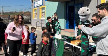 Çocuklara Kocaelispor sevgisi aşılandı 