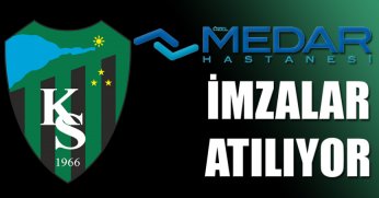 Kocaelispor ile Medar imzalıyor
