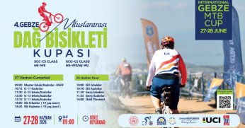 Gebze’de 4. Uluslararası Dağ Bisikleti Kupası heyecanı yaşanacak!
