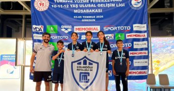 Çolakoğlu Metalurji’nin yüzücüleri göz kamaştırdı