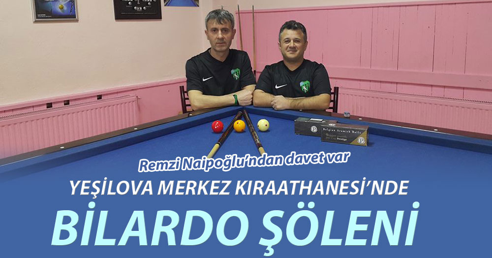 Buyurun bilardo şölenine!