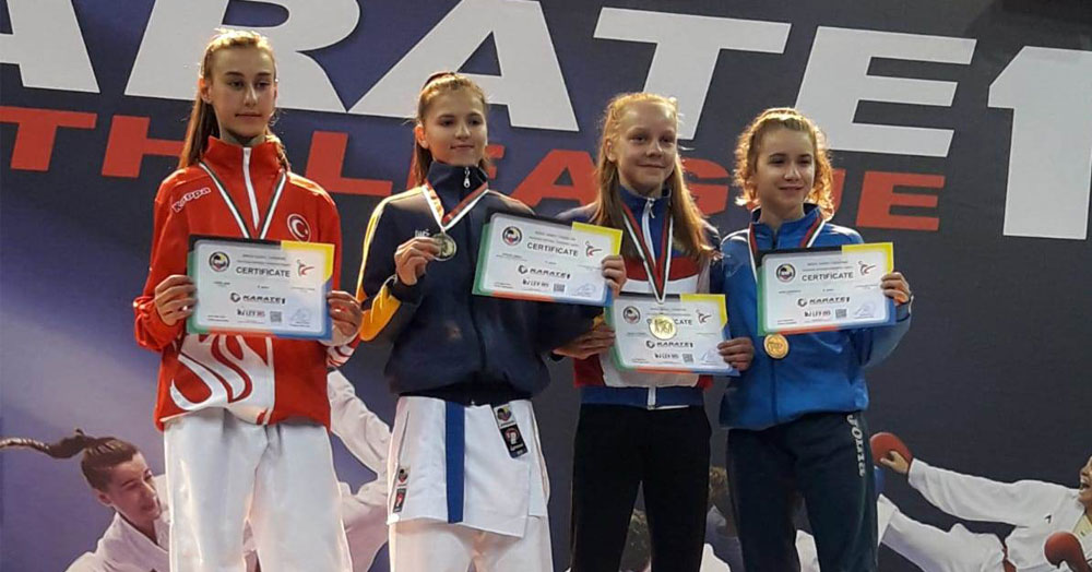 Karateciler 1 gümüş 1 bronz aldı