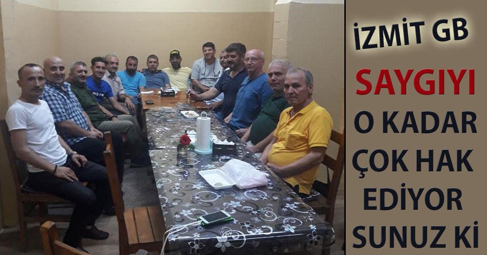 İzmit GB. saygıyı o kadar çok hak ediyor ki…