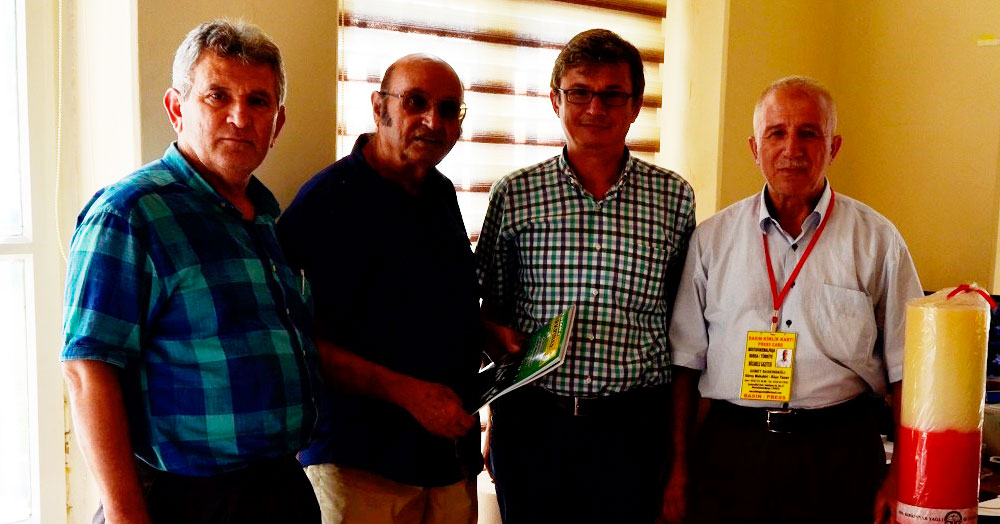 Kırkpınar’ı takip eden gazeteciler Bilen’i ziyaret etti