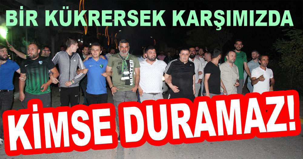 Biz bir kükrersek kimse duramaz!