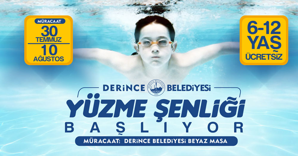 Derince bol bol yüzecek!