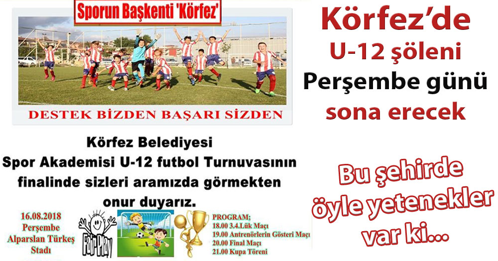 U-12’lerin dev finali PERŞEMBE GÜNÜ