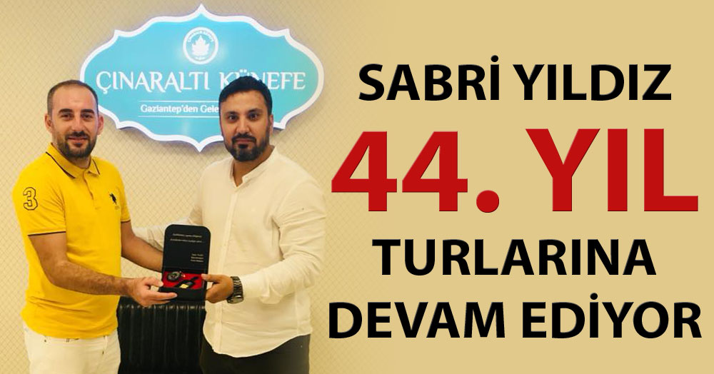 Sabri Yıldız’dan 44. yıl hediyesi