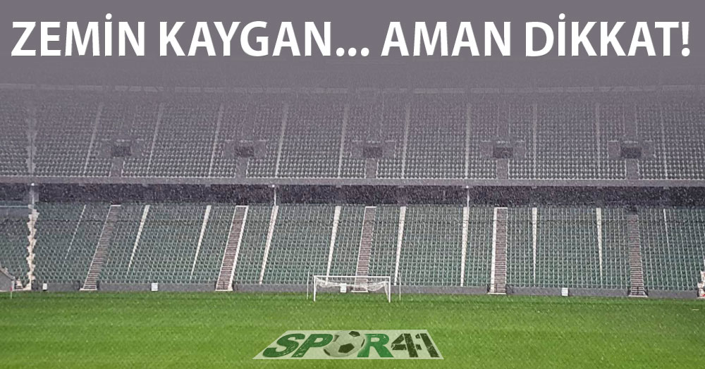 Zemin kaygan... Aman dikkat!