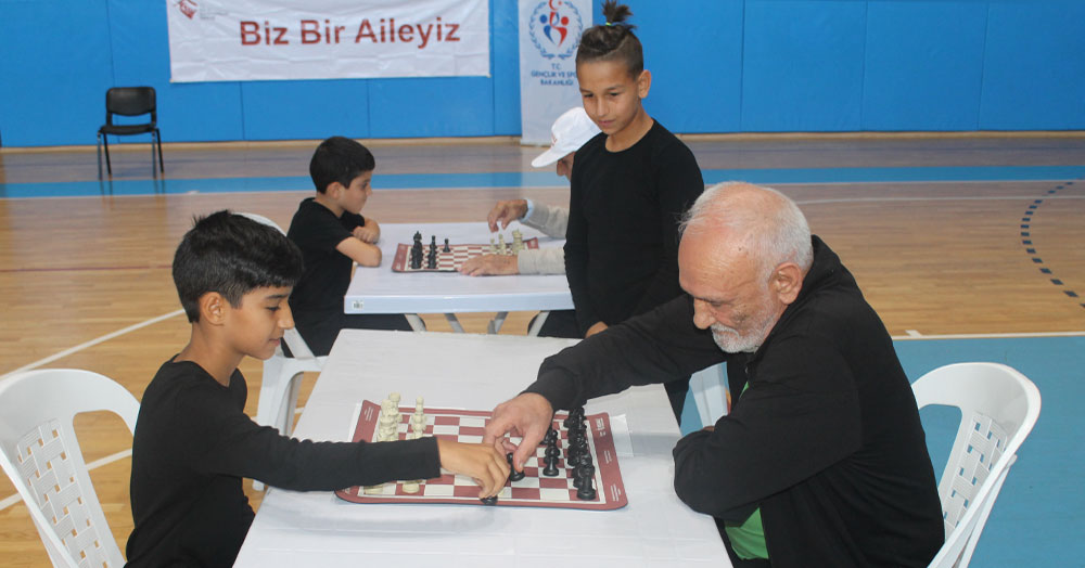 Dede ve torunların spor keyfi!