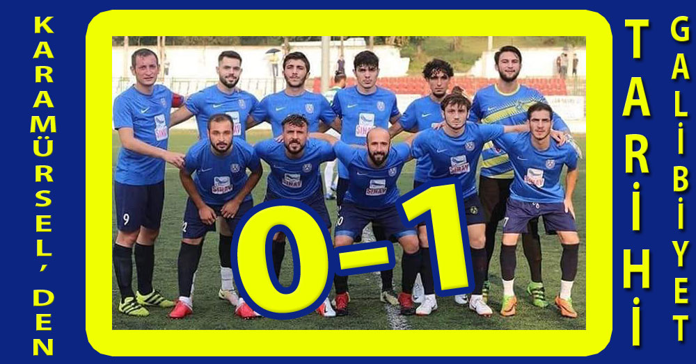 Karamürselspor’dan tarihi galibiyet! “0-1“