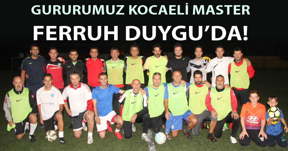 Ustalar yarın Ferruh Duygu’da