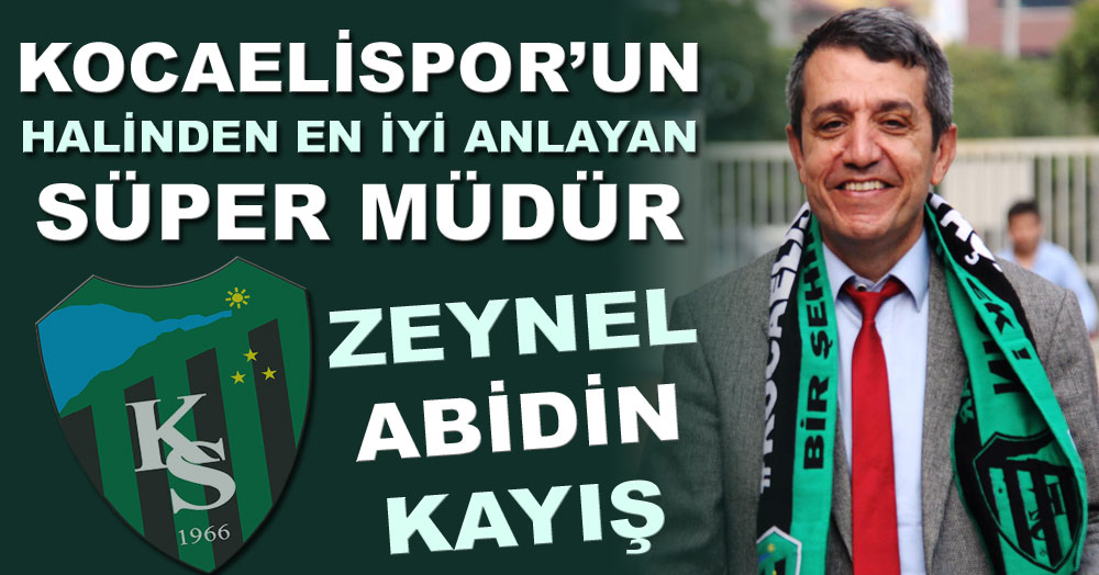 Kocaelispor'un halinden en iyi anlayan SÜPER MÜDÜR!