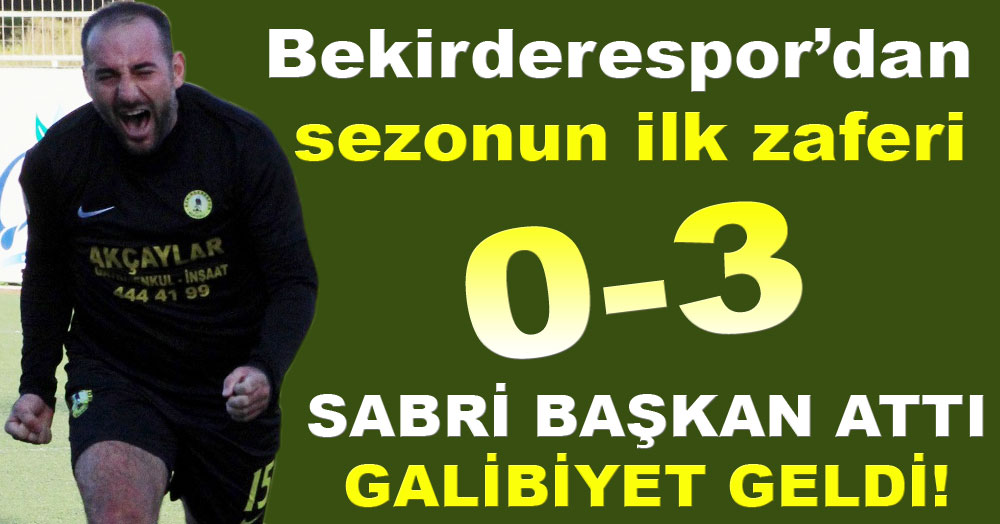 Sabri Başkan attı galibiyet geldi! 