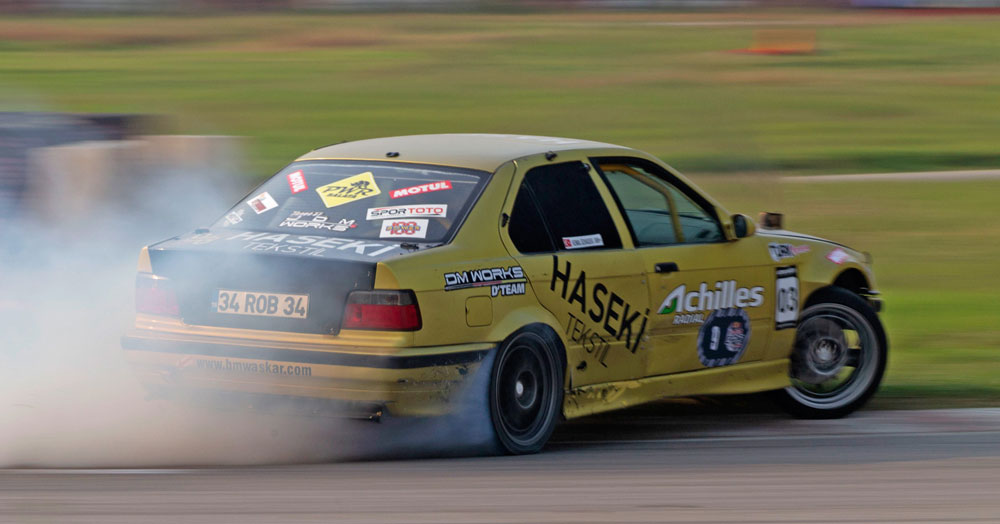 Driftçiler şov yaptı!