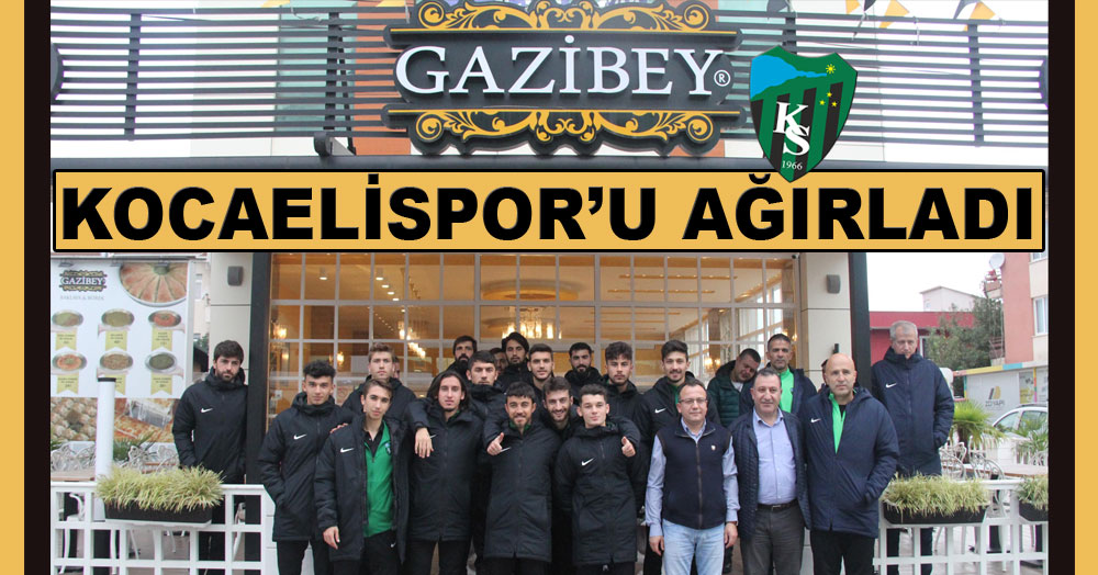 Gazibey Baklavaları, Kocaelispor’u konuk etti