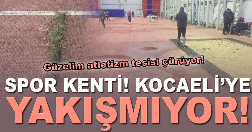 Güzelim tesis göz göre göre ÇÜRÜYOR!