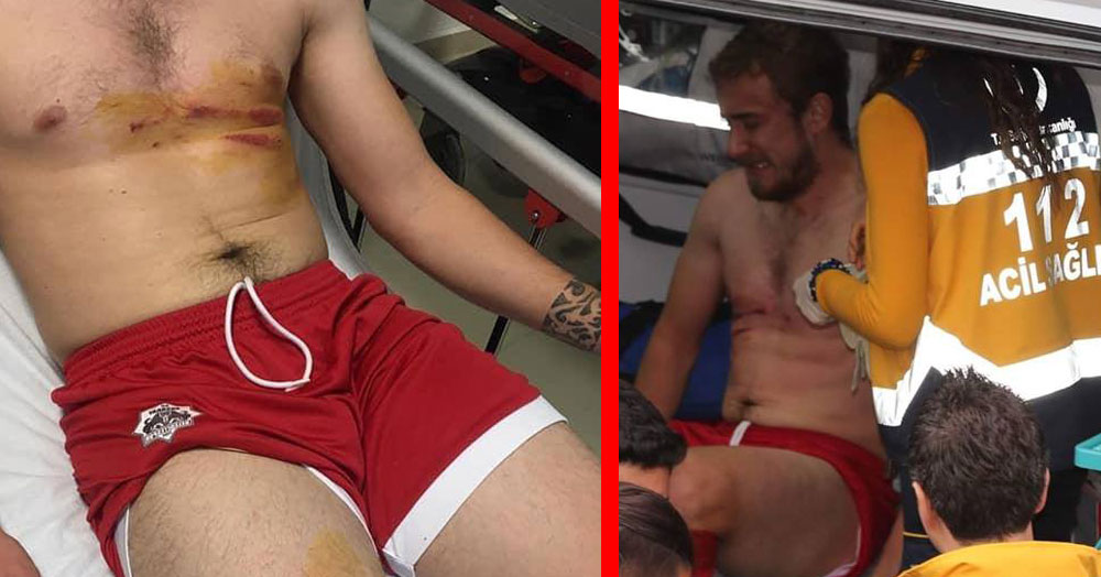 Barış Civelek’e şerefsizce saldırdılar!