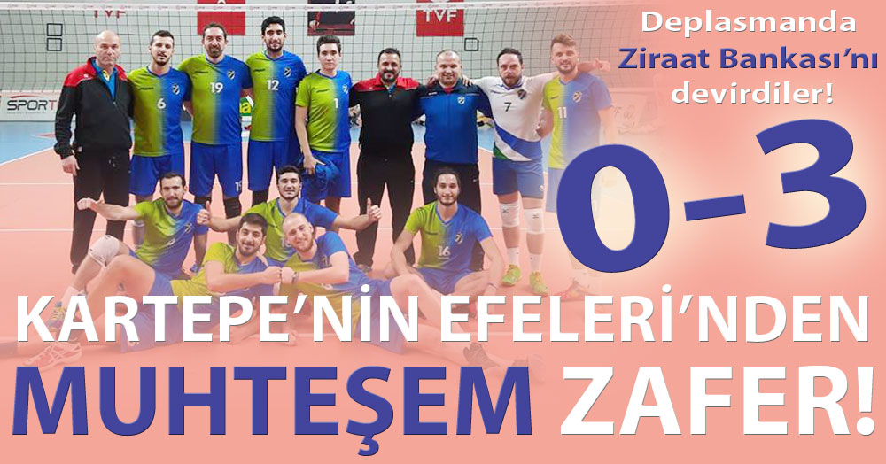 Kartepe’nin Efeleri’nden MUHTEŞEM zafer! “0-3”