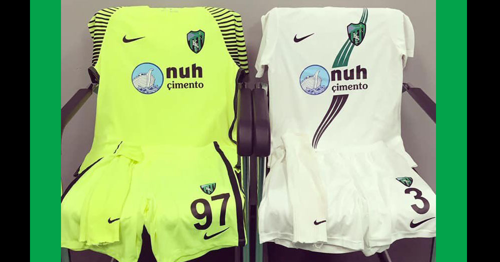 Kocaelispor'un Gölcük maçındaki forması