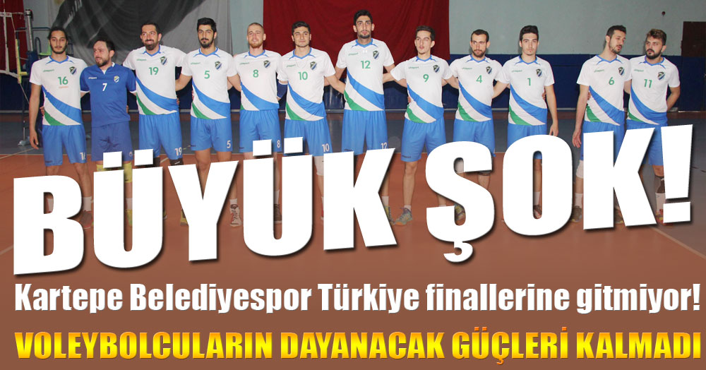 BÜYÜK ŞOK… Kartepe Belediyespor finallere gitmiyor! 