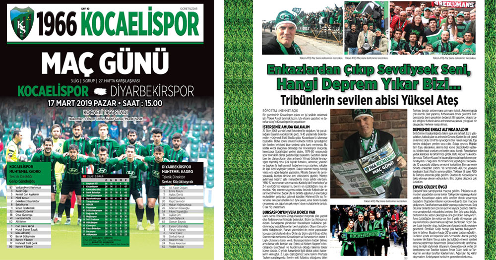 Maç Günü'nü OKUYUN