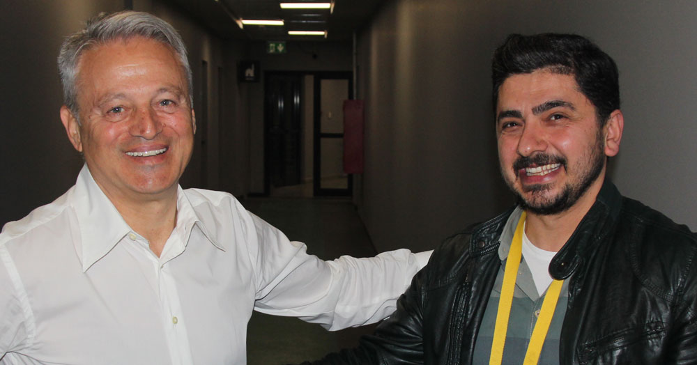 Bahri Kaya ve Fikret Özcan buluştu