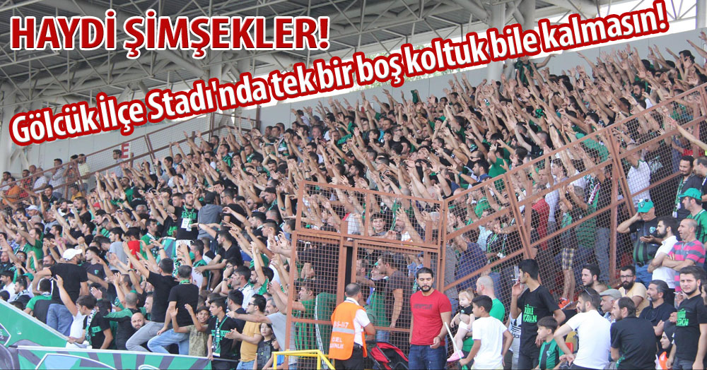 Gölcük İlçe Stadı'nda tek bir boş koltuk bile kalmasın!