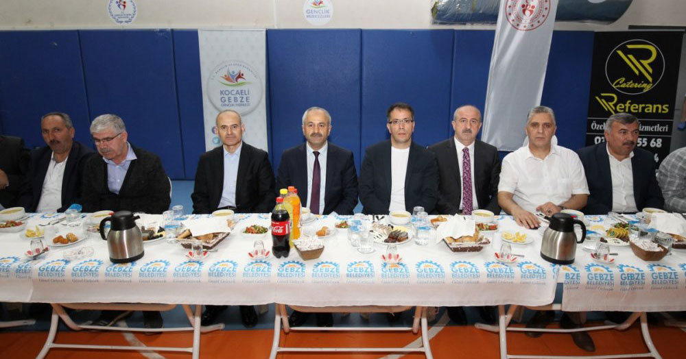 Gebze’de spor camiası iftarda buluştu