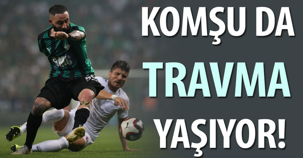 Komşuda da aynı kader!