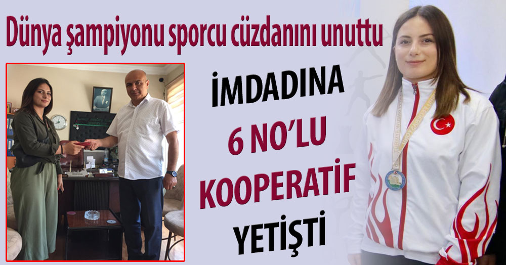 Cüzdanını unutan Dünya şampiyonunun imdadına yetiştiler!