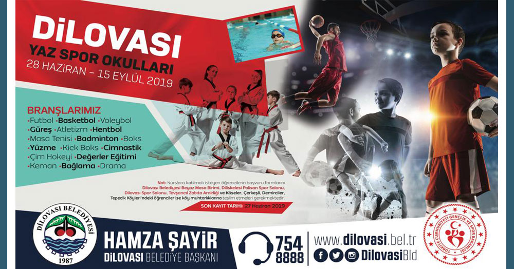 Dilovası’nda yaz spor okulları kayıtları başladı