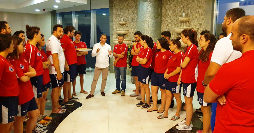 Çintimar, Sualtı Milli Takımı’nın kampını ziyaret etti