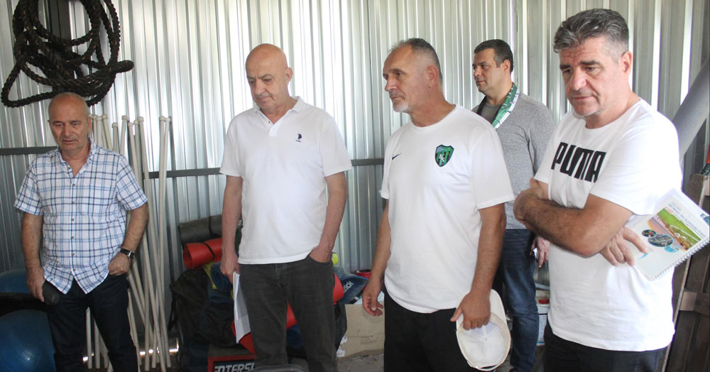 Engin Korukır talimatlara başladı