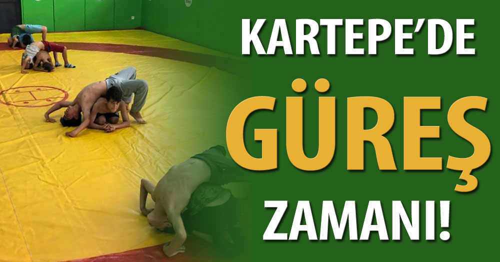 Kartepe’de güreş seviliyor