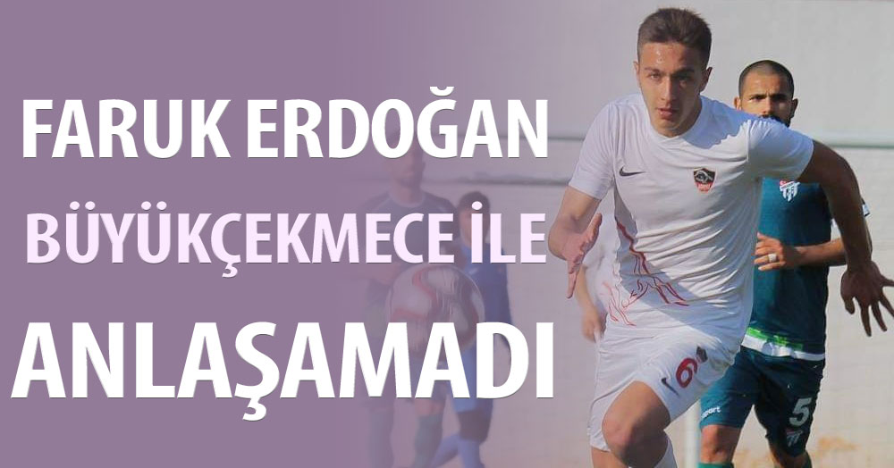 Faruk Erdoğan, Çekmece ile anlaşamadı