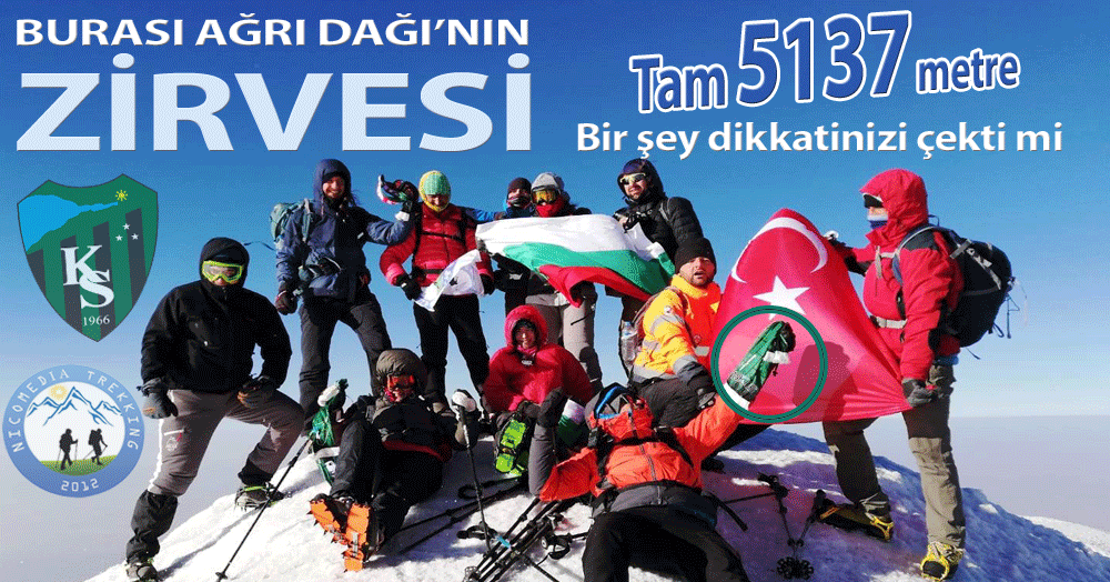 Ağrı Dağı’nın zirvesinde KOCAELİSPOR sesleri!