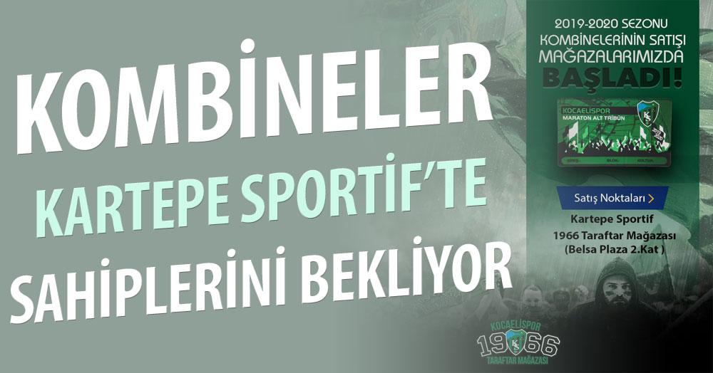 Kombineler Kartepe Sportif’te sahiplerini bekliyor