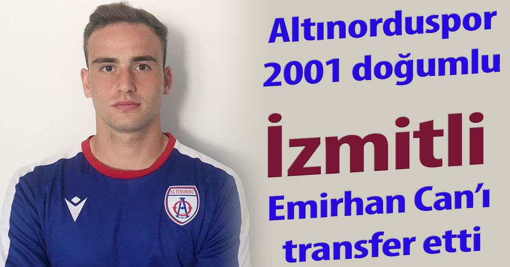Altınorduspor, İzmitli futbolcuyu transfer etti